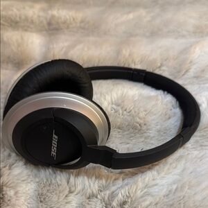 Bose Silver and Black Headphones